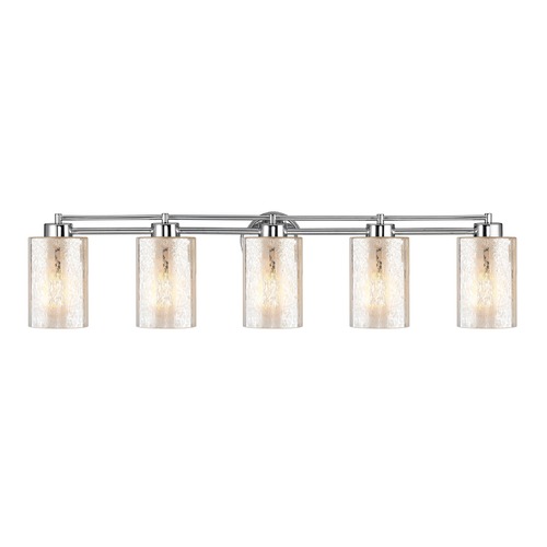 Mercury Glass Chrome Bathroom Light Chrome