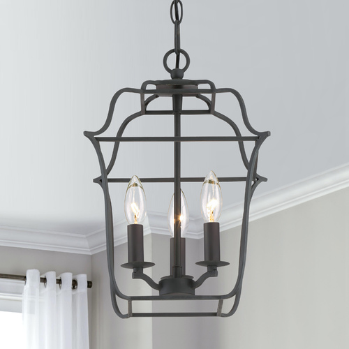 Gallery Royal Ebony Mini Pendant by Quoizel Lighting