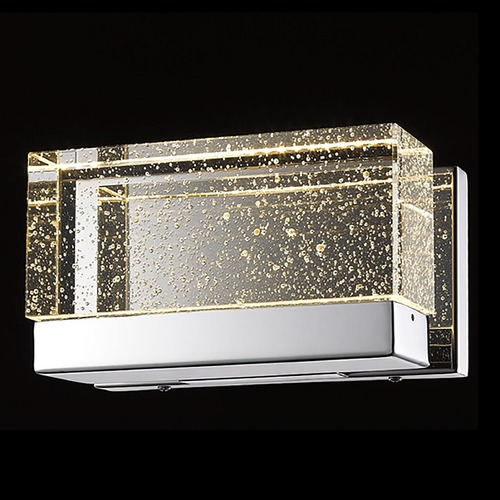 Glacier Avenue 9-Inch Polished Nickel LED Sconce by Avenue Lighting