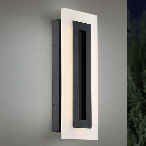 Shadow 17-Inch LED Outdoor Wall Light in Black by Modern Forms