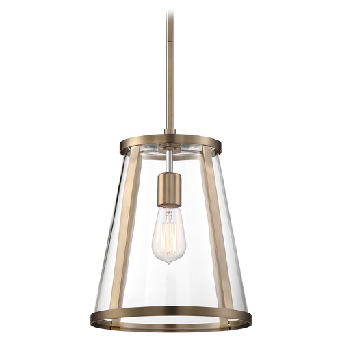 Bruge Burnished Brass Pendant by Nuvo Lighting