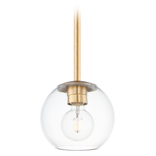 Maxim Lighting Branch Natural Aged Brass Mini Pendant by Maxim Lighting 98410CLNAB