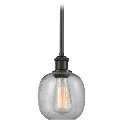 Innovations Lighting Innovations Lighting Belfast Oil Rubbed Bronze Mini-Pendant Light with Globe Shade 516-1S-OB-G104