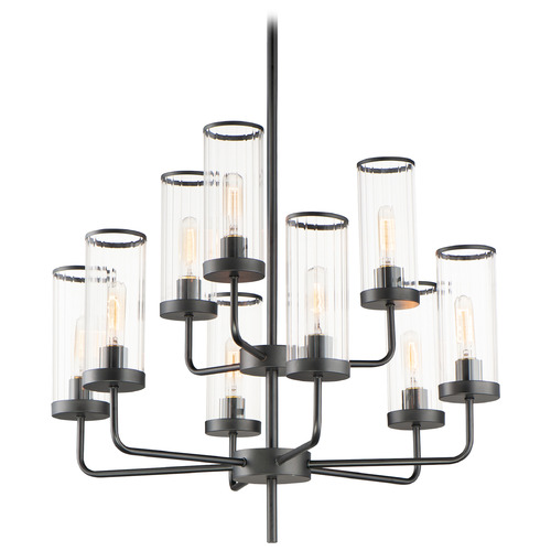 Maxim Lighting Crosby Black Chandelier