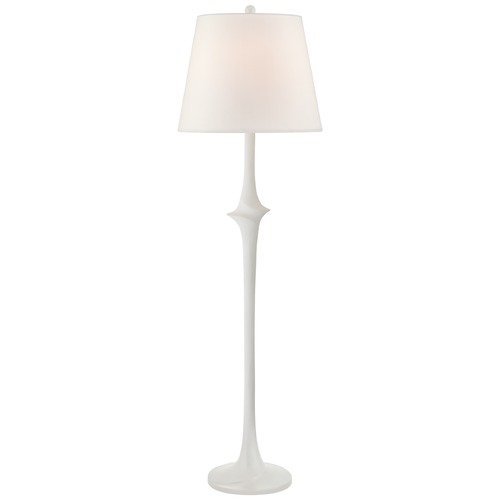 Visual Comfort Signature Collection Chapman & Myers Bates Floor Lamp in Matte White by Visual Comfort Signature CHA9712WHTL