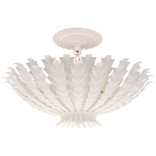 Visual Comfort Signature Collection Aerin Hampton Small Chandelier in Plaster White by Visual Comfort Signature ARN4011PW