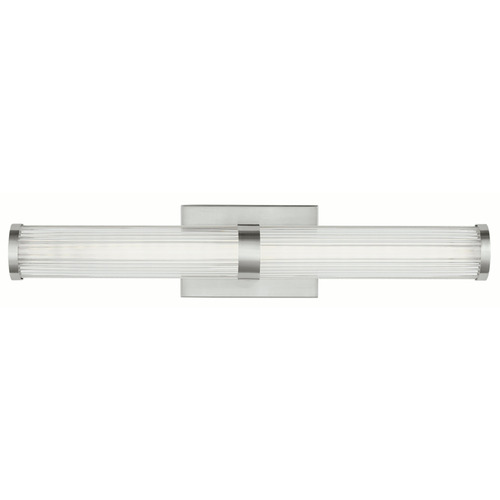 Visual Comfort Studio Collection Syden Brushed Nickel LED Vertical Bathroom Light
