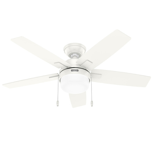 Hunter Fan Company Anisten Fresh White LED Ceiling Fan with Light