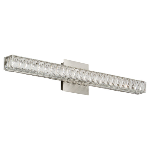 Oxygen Elan Satin Nickel LED Bathroom Light