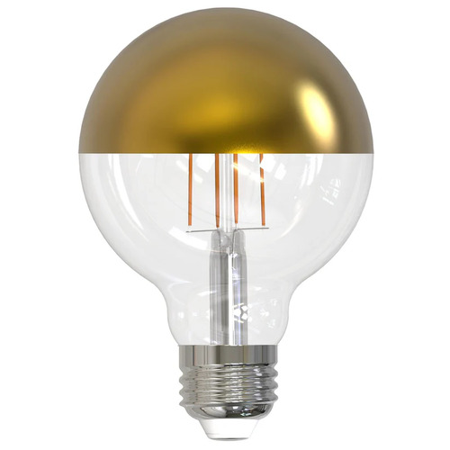 4.5W G25 2700K Half Gold E26 Base LED Light Bulb by Bulbrite