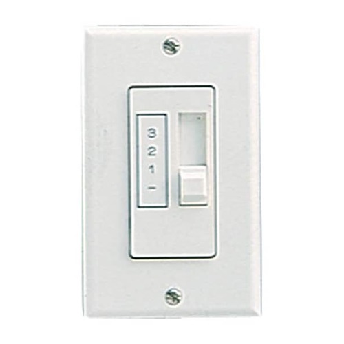 Quorum Lighting Fan Wall Control with Slider by Quorum 7-1191-6