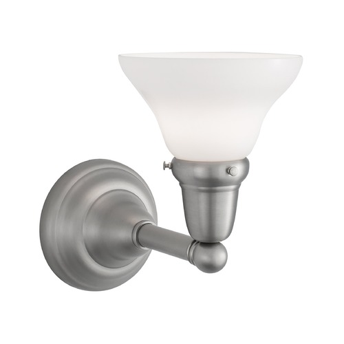 Norwell Lighting Norwell Lighting Coventry Brush Nickel Sconce 8124-BN-SO