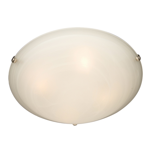 Maxim Lighting Malibu Satin Nickel Flush Mount by Maxim Lighting 2680MRSN