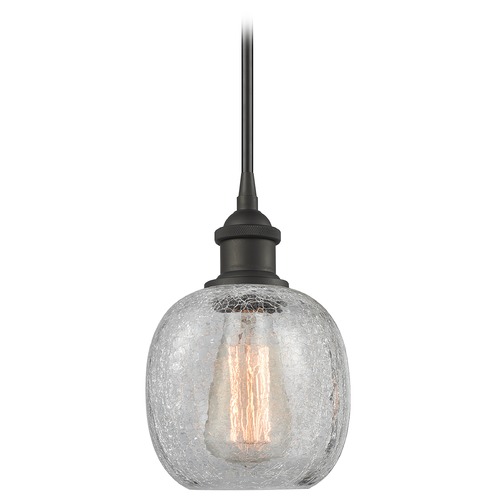 Innovations Lighting Innovations Lighting Belfast Oil Rubbed Bronze Mini-Pendant Light with Globe Shade 516-1S-OB-G105