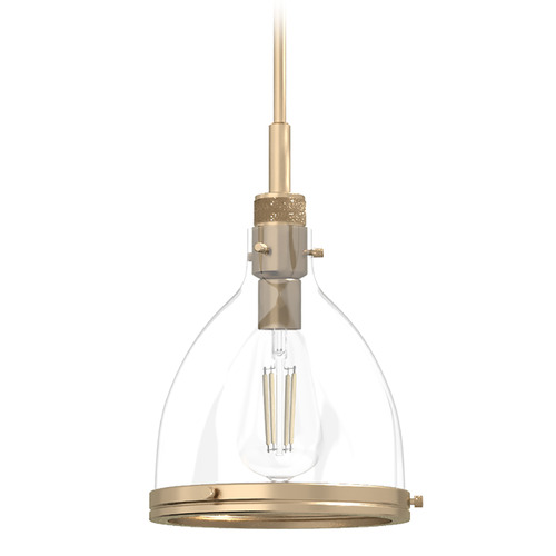 Hunter Fan Company Van Nuys Alturas Gold Mini-Pendant Light with Bowl / Dome Shade