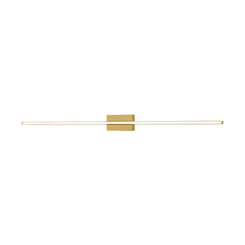 Vega Minor Brushed Gold LED Sconce by Kuzco Lighting