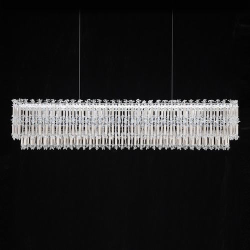 Tahitian Antique Silver LED Linear Light by Schonbek Lighting