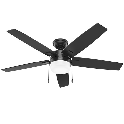 Hunter Fan Company Anisten Matte Black LED Ceiling Fan with Light