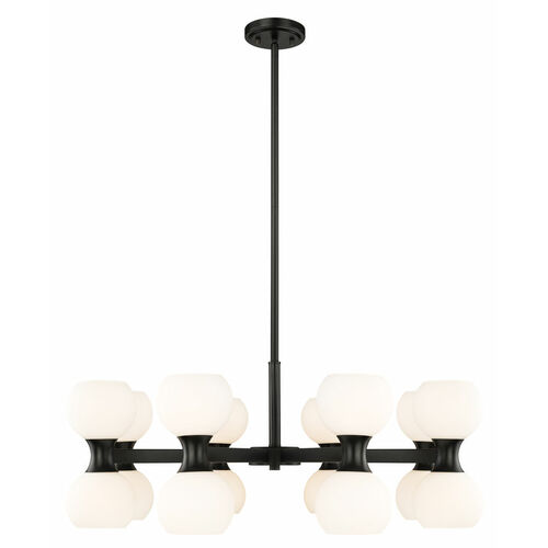 Artemis 32-Inch Chandelier in Matte Black by Z-Lite