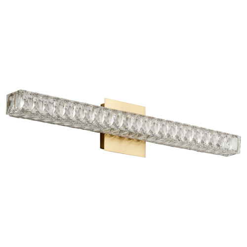 Oxygen Elan Aged Brass LED Bathroom Light