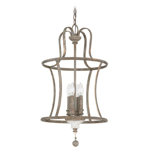 Capital Lighting Zoe 4-Light Pendant in French Antique by Capital Lighting 9A200A