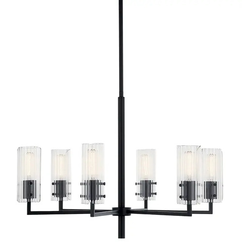 Kichler Lighting Velestino Black Chandelier