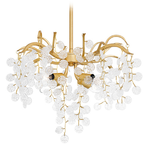 Quoizel Lighting Maple Gold Leaf Chandelier