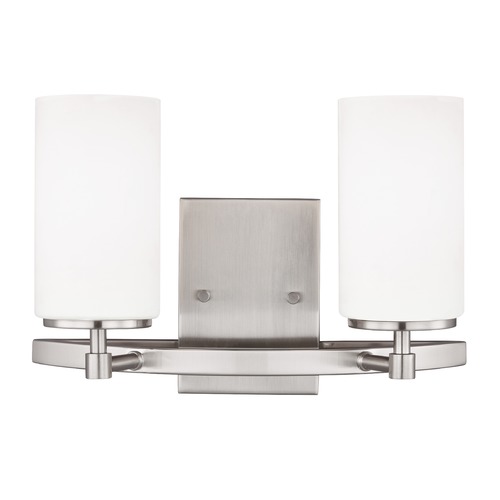 Alturas 13.56-Inch Bath Light in Brushed Nickel by Generation Lighting
