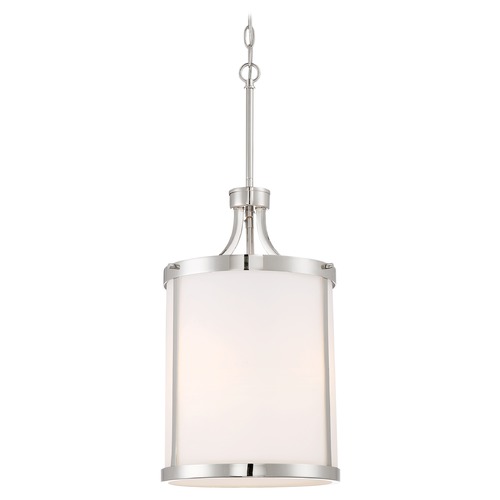 Denver Polished Nickel Pendant by Nuvo Lighting