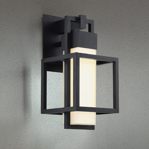 Logic 16-Inch LED Outdoor Wall Light in Black by Modern Forms