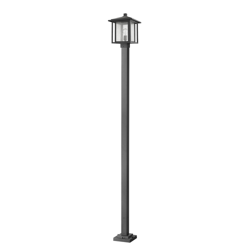 Z-Lite Aspen Black Post Light by Z-Lite 554PHBS-536P-BK