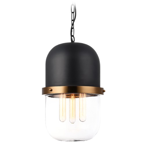 Matteo Lighting Tillie Matte Black Pendant by Matteo Lighting C73803MBCL