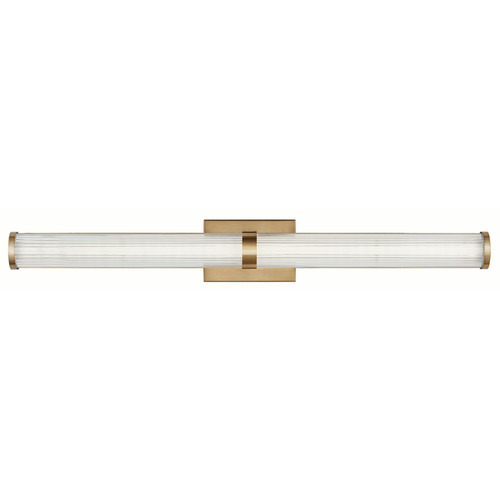 Visual Comfort Studio Collection Syden Satin Brass LED Vertical Bathroom Light