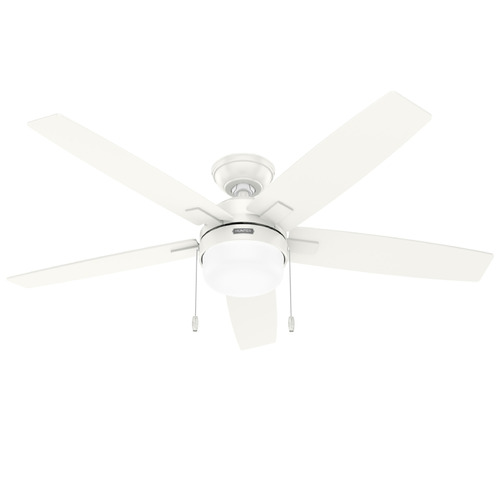 Hunter Fan Company Anisten Fresh White LED Ceiling Fan with Light