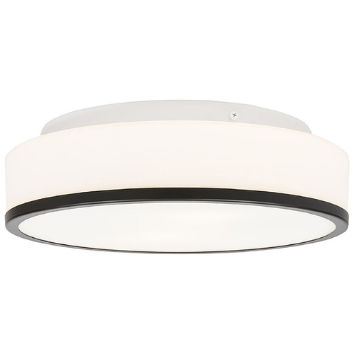 Access Lighting Aero Matte Black Flush Mount by Access Lighting 20671-MBL/OPL