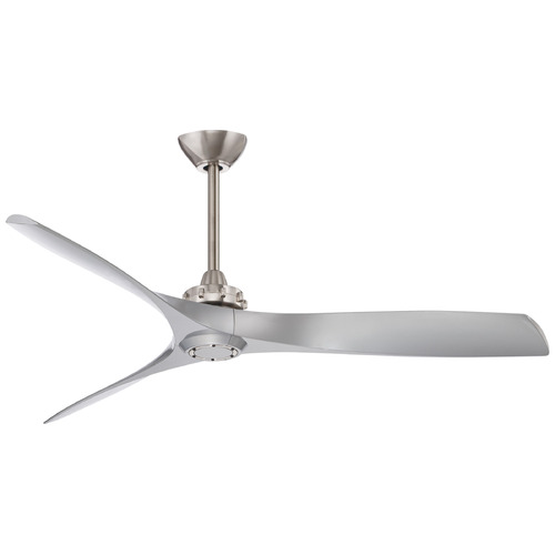 Minka Aire Aviation Brushed Nickel & Silver Ceiling Fan Without Light