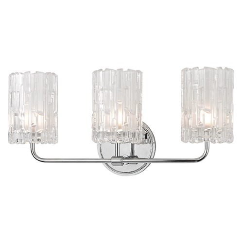 Dexter 3-Light Bathroom Light in Polished Chrome by Hudson Valley Lighting