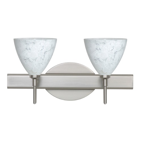 Besa Lighting Mia Satin Nickel LED Bathroom Light