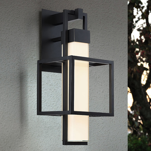 Logic 23-Inch LED Outdoor Wall Light in Black by Modern Forms