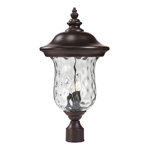 Z-Lite Armstrong Bronze Post Light by Z-Lite 533PHB-RBRZ