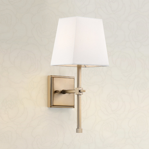 Highline Burnished Brass Sconce by Nuvo Lighting