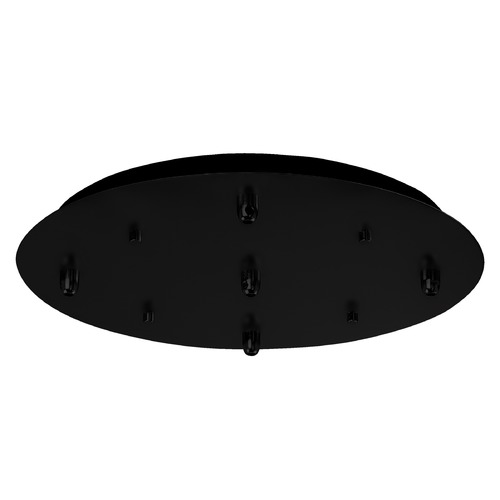 Multi-Port Canopy Black Ceiling Adaptor by Kuzco Lighting