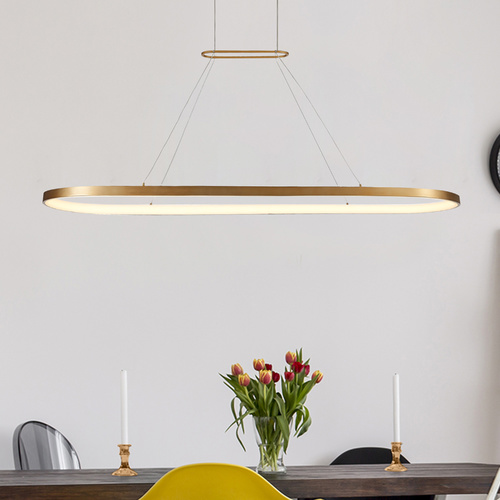 Eerie Antique Brass LED Linear Light by Kuzco Lighting