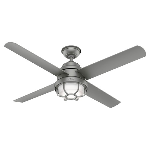 54-Inch Havoc Fan in Matte Silver by Hunter Fan Company