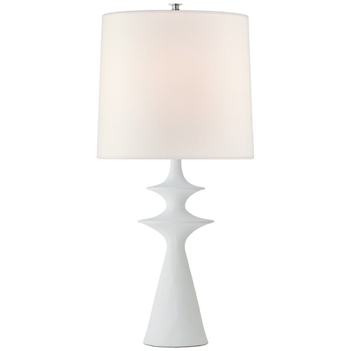 Visual Comfort Signature Collection Aerin Lakmos Large Table Lamp in Plaster White by Visual Comfort Signature ARN3324PWL