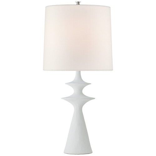 Visual Comfort Signature Collection Aerin Lakmos Large Table Lamp in Plaster White by Visual Comfort Signature ARN3324PWL