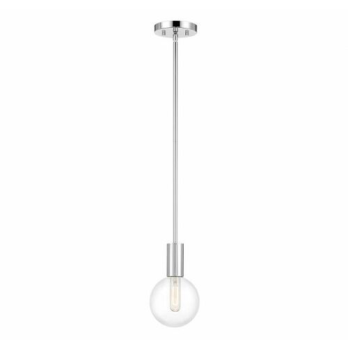 Wright Mini Pendant in Chrome by Savoy House