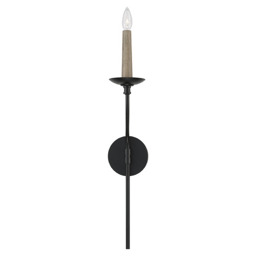 Capital Lighting Wilder Matte Black Sconce
