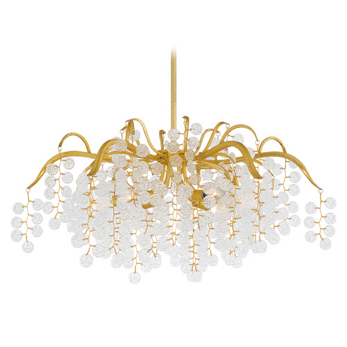 Quoizel Lighting Maple Gold Leaf Chandelier