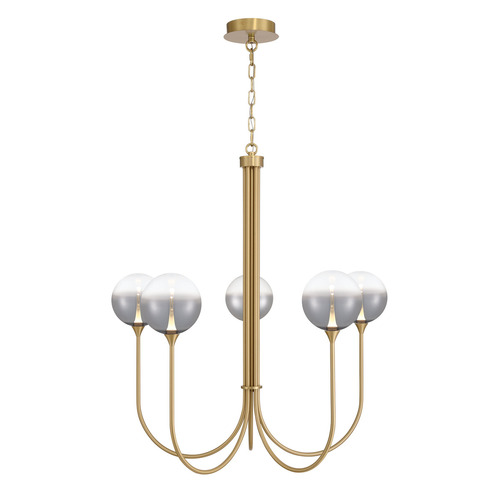 Lissa 5-Light LED Chandelier in Gold by Eurofase Lighting